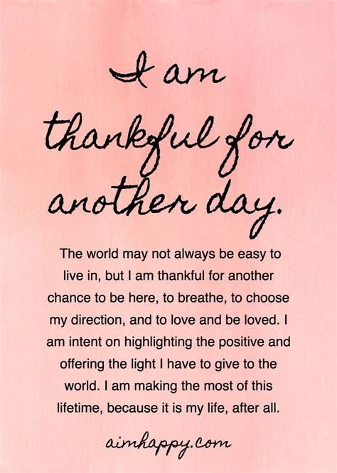 Thankful Another Day Quotes