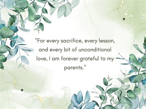 Grateful Gestures: Heartwarming Thankful For Parents Quotes To Express Your Appreciation
