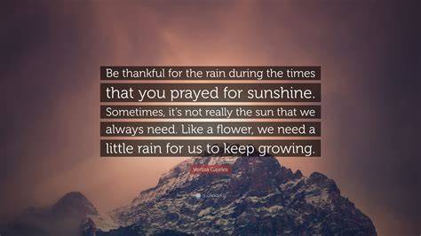 Thankful For Rain Quotes