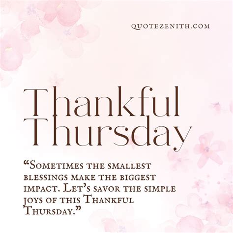 Thankful Thursday Quotes
