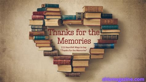 Thanks for the memories