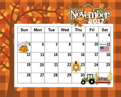Thanksgiving Calendar Ideas