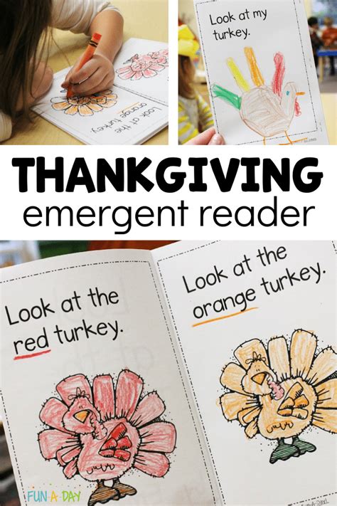 Thanksgiving Emergent Reader Printable