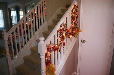Thanksgiving Stair Garland: Adding A Touch Of Festivity To Your Home