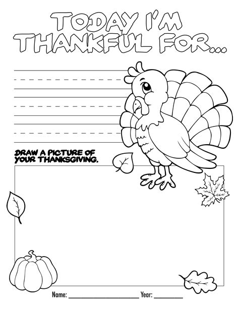 Thanksgiving Activity Book Printable