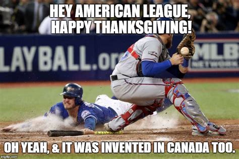 Thanksgiving Baseball Meme