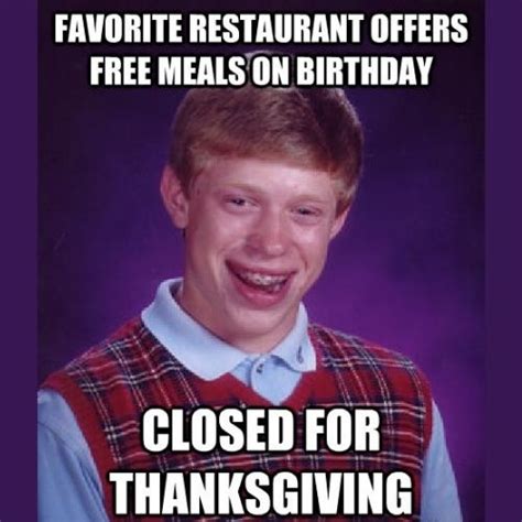Thanksgiving Birthday Meme