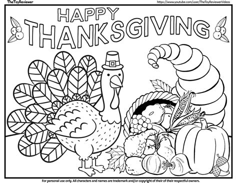 Thanksgiving Coloring Pages Crayola