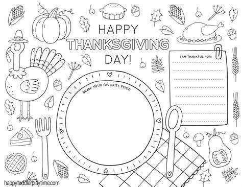 Thanksgiving Coloring Pages For Kids To Print