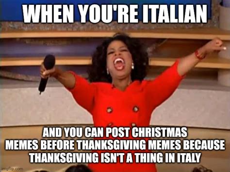 Thanksgiving Italian Meme