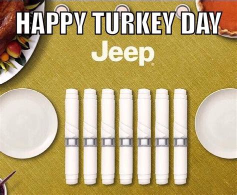 Thanksgiving Jeep Meme