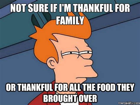 Thanksgiving Meme Family