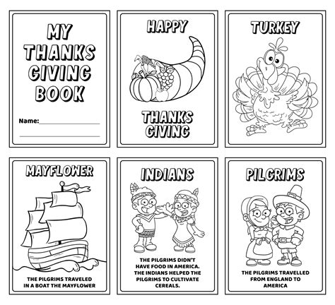 Thanksgiving Printables Books