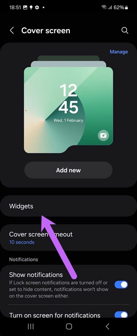 That secondary display will be able to utilize ‘Cover Screen widgets’