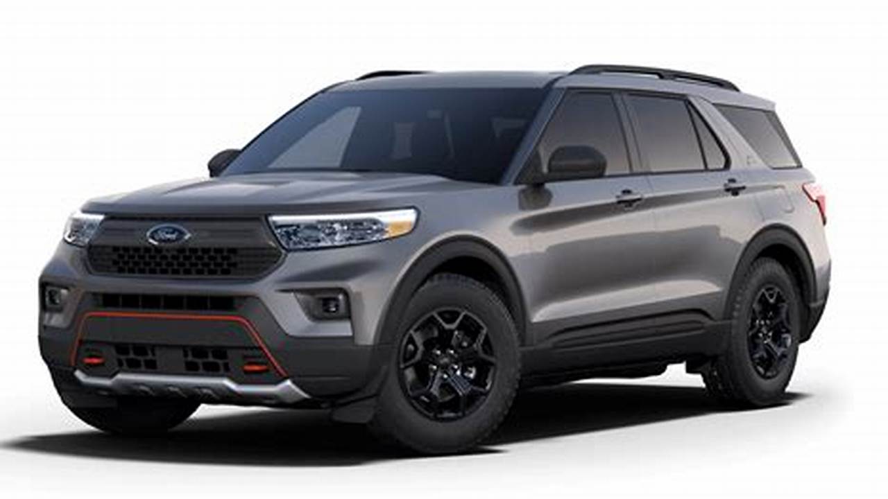 The 2024 Ford Explorer® Timberline® Comes Brazen With A Dark Carbonized Gray Grille &amp;Amp; Automatic Led Headlamps., 2024