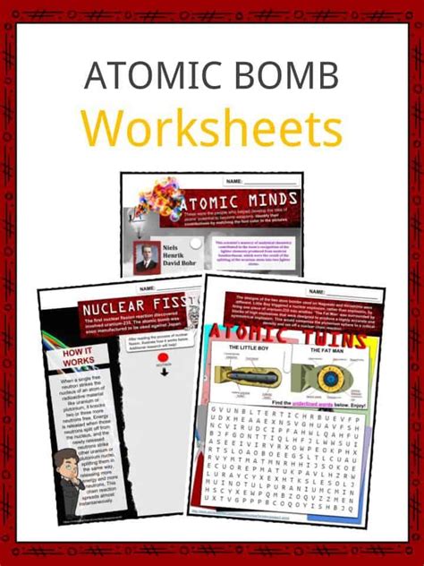The Atomic Bomb Worksheet Answers