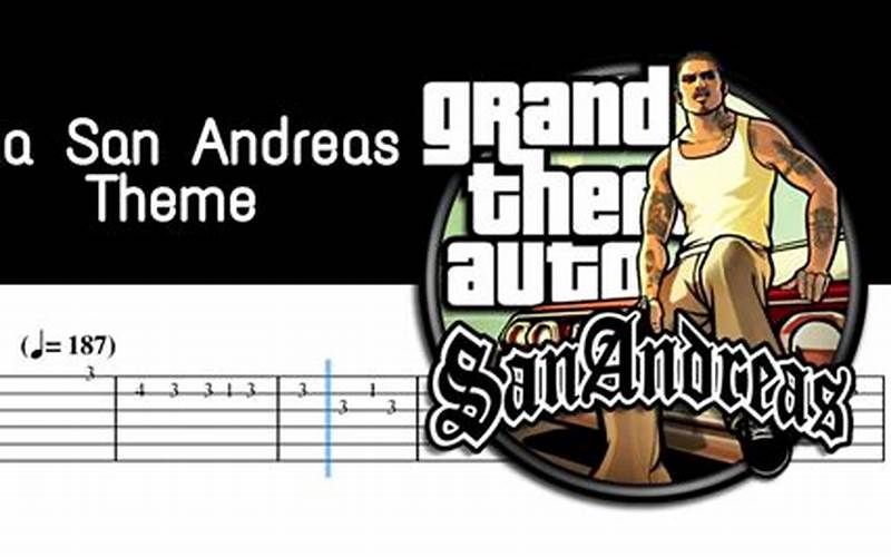 The Chords Gta San Andreas Theme Song Guitar Tab