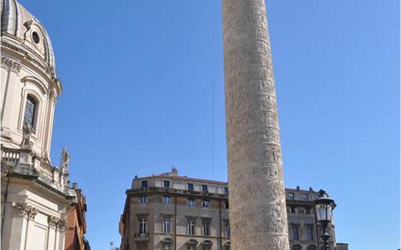 The Column Of Trajan As A Tourist Attraction