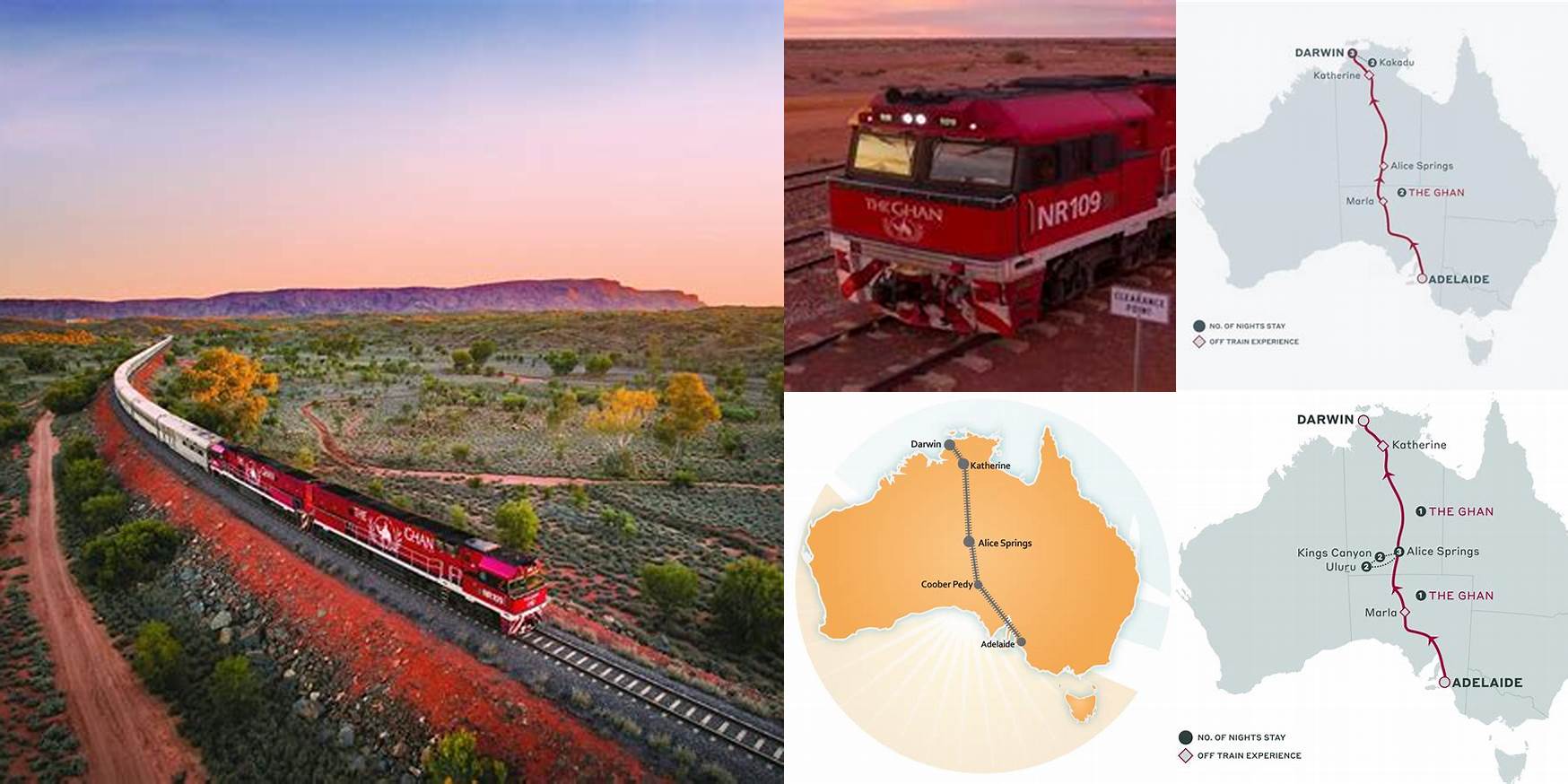 The Ghan Itinerary