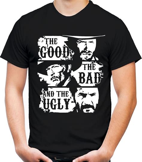 Unleash your inner cowboy with The Good The Bad And The Ugly T-Shirt