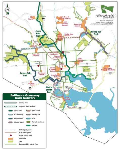 The Greenway Trail Map