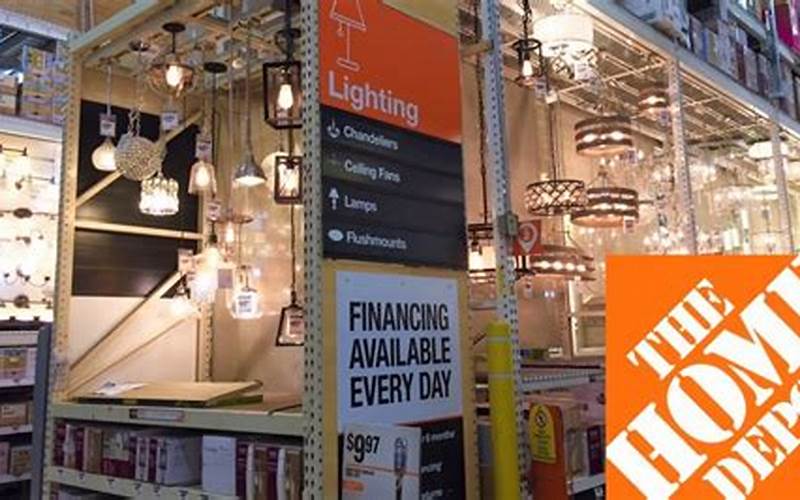The Home Depot Lighting Section: A Guide To Choosing The Perfect Fixture