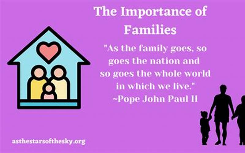 The Importance Of Family