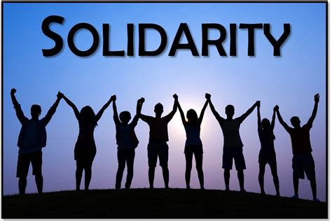 The Importance of Solidarity