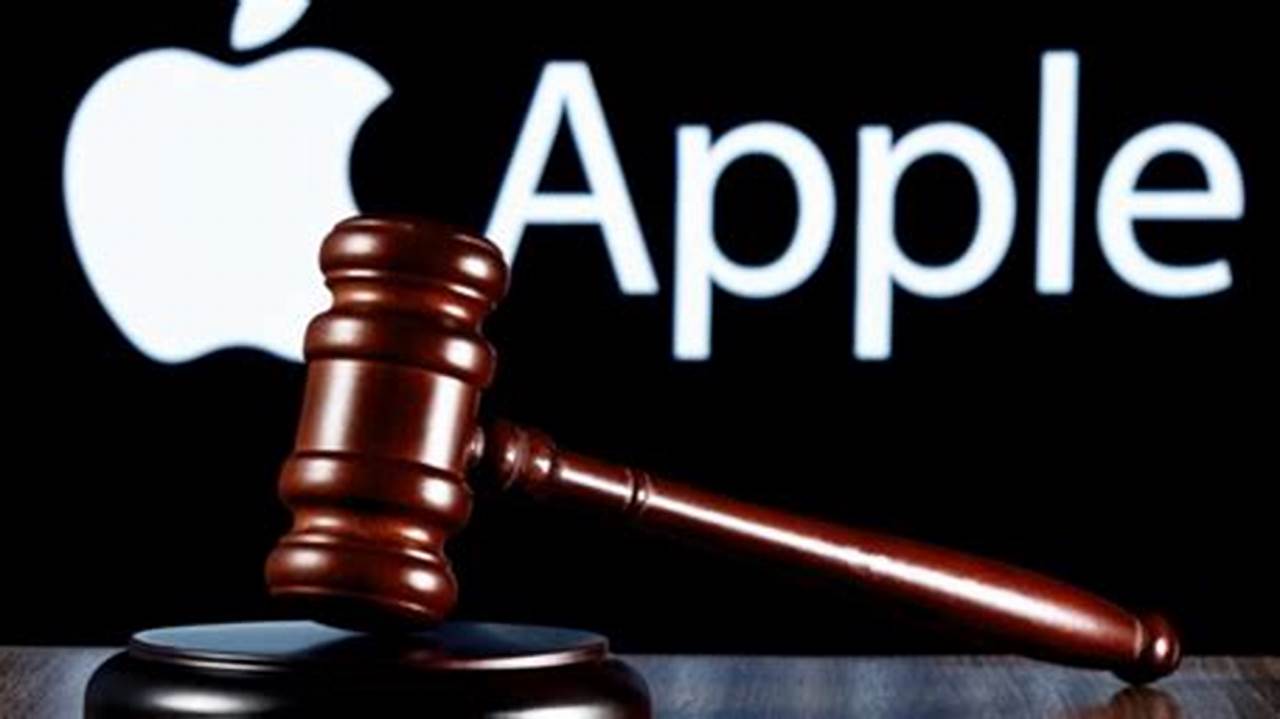 The Lawsuit Alleges That Apple Has Used Its Power Over App., 2024