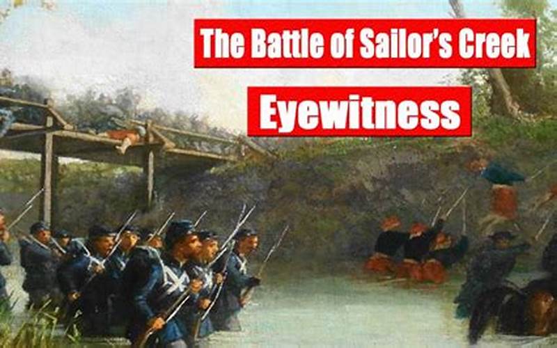 The Legacy Of The Battle Of Sailor'S Creek
