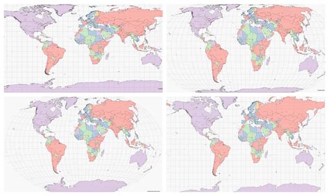The Manual Process of Creating Map Projections