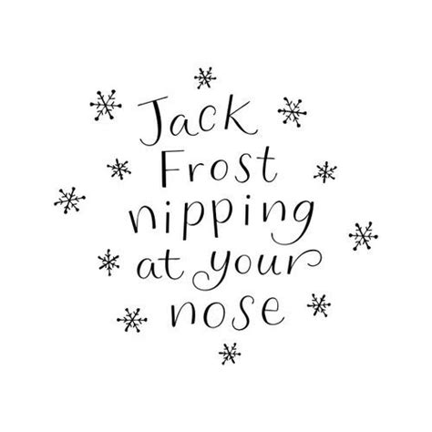 The Music of Jack Frost Nipping at Your Nose