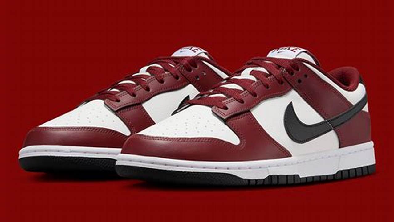 The Nike Dunk Low Dark Team Red Releases Spring 2024., 2024