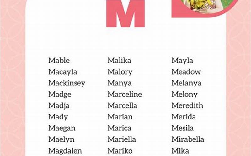 The Power Of Baby Names That Start With M