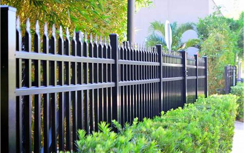 The Pros And Cons Of Short Iron Fence Privacy Fence