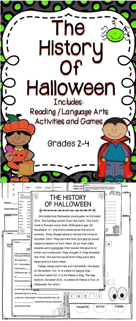 The Real Story Of Halloween History Channel Worksheet