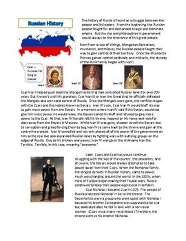 The Russian Revolution Worksheet