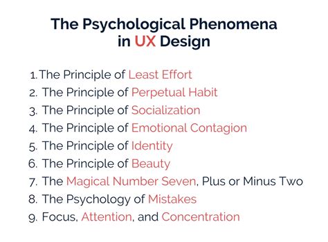 The Psychology Principles in UX Design A Beginner's Guide