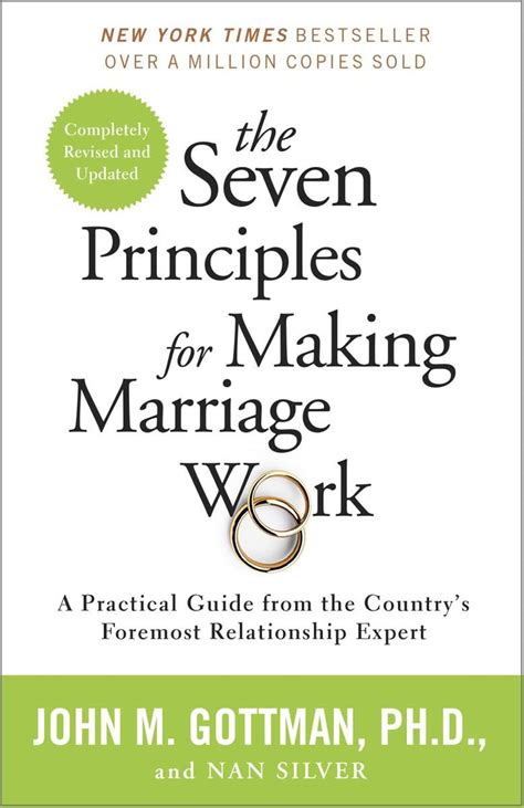The Seven Principles For Making Marriage Work Worksheets