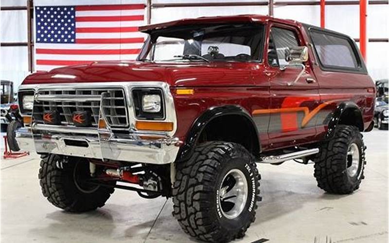 The Specs Of The 1979 Ford Bronco