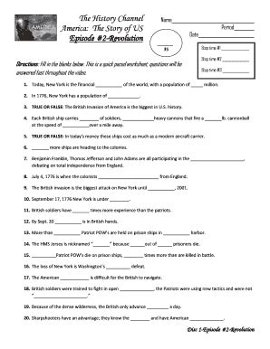 The Story Of Us Episode 2 Worksheet Answers