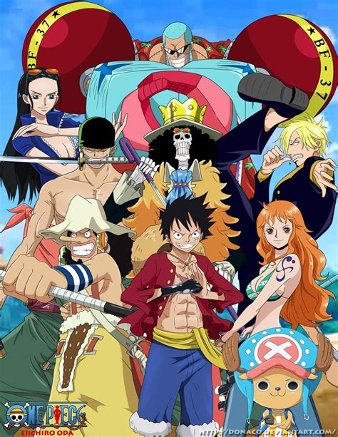 The Straw Hat Pirates at the Baratie