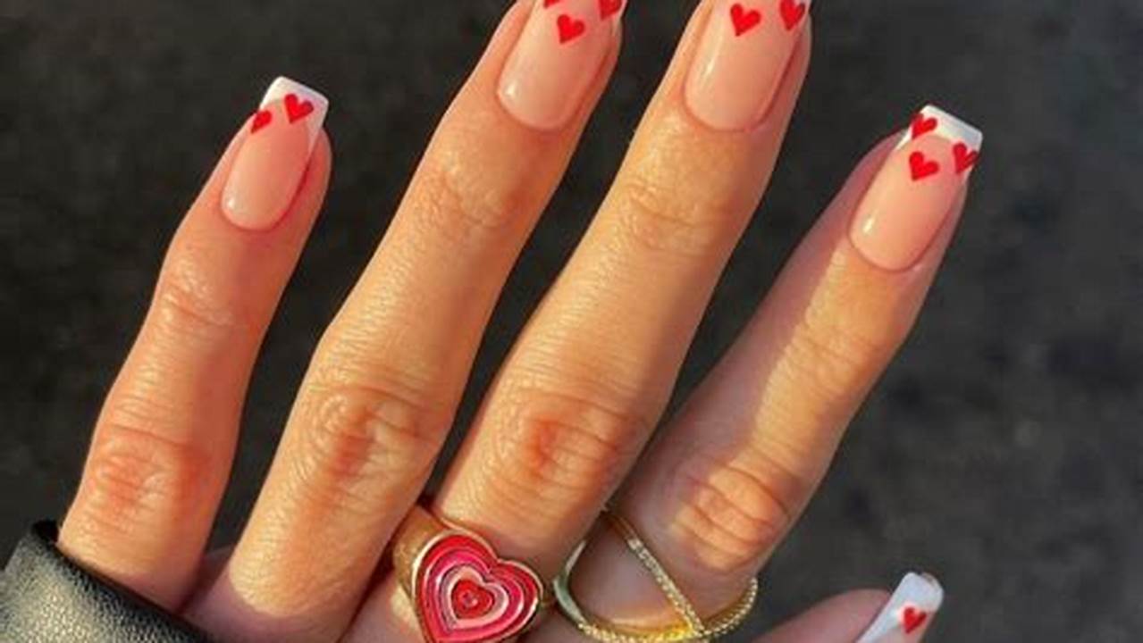 The Trending Colors For Valentine Nail Designs 2024 Include Classic Reds, Blush Pinks, Deep Burgundies, And., 2024