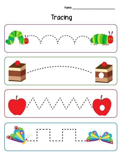 The Very Hungry Caterpillar Worksheets Free