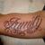 The Word Family Tattoo Designs