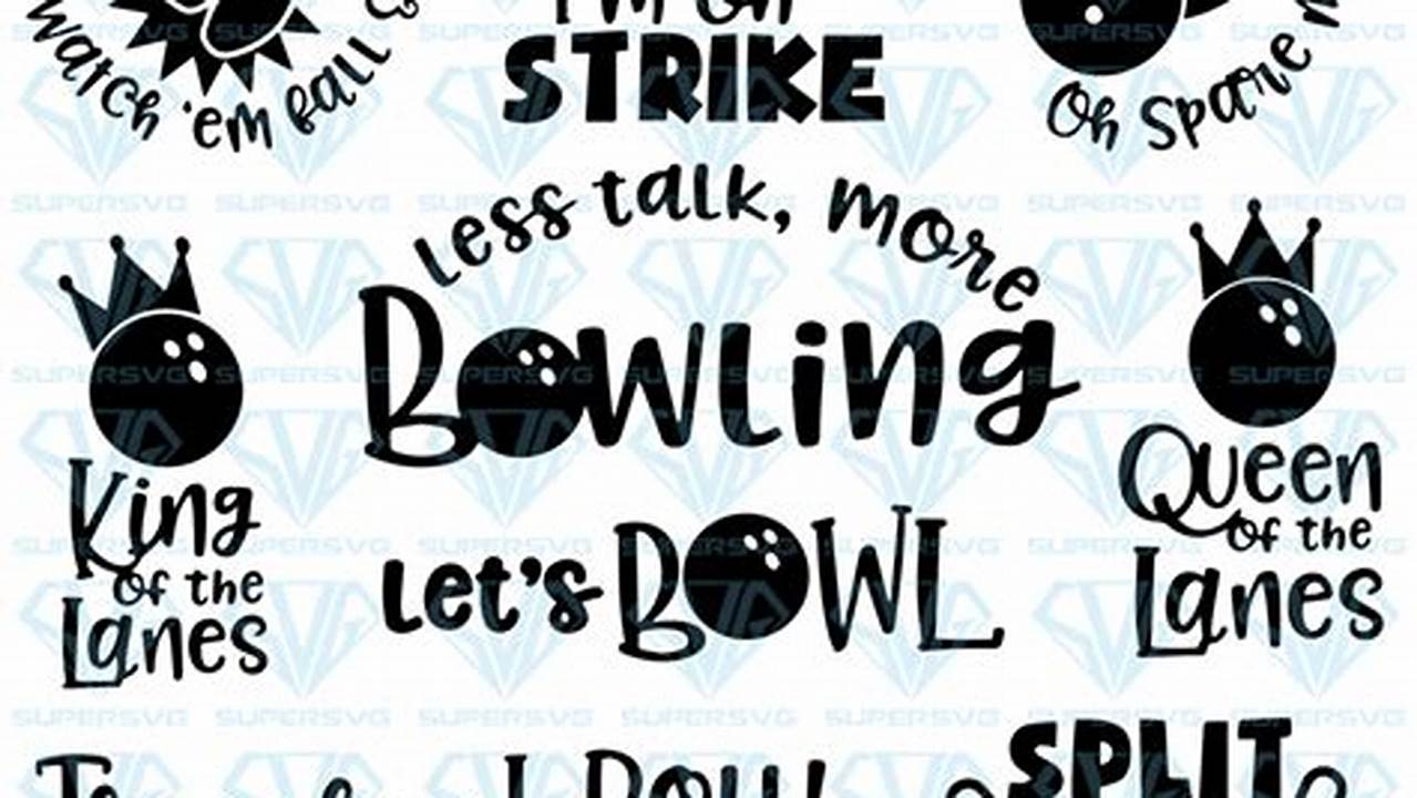 The Challenge Of Bowling, Free SVG Cut Files