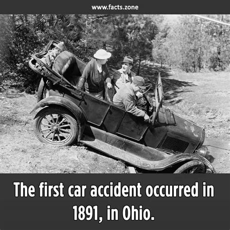 The First Car Accident Occurred In 1891 In Ohio