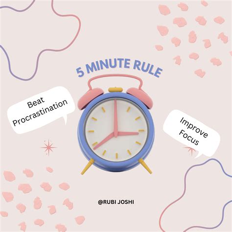 The 5-Minute Rule Just Start