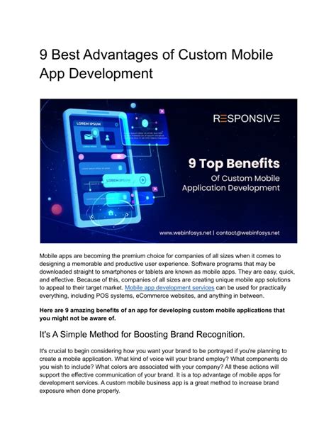 The Advantages of a Custom Mobile App