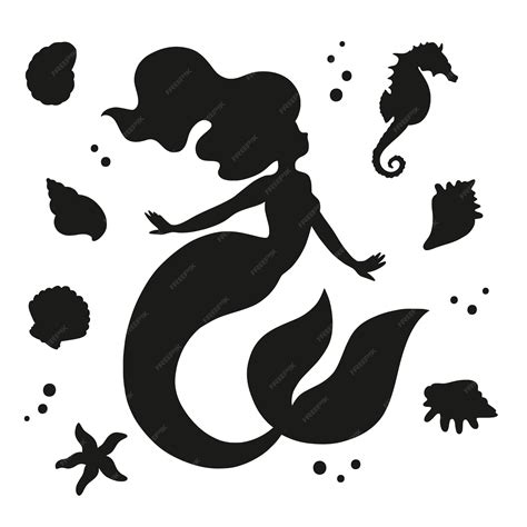 Alluring Mermaid Silhouette